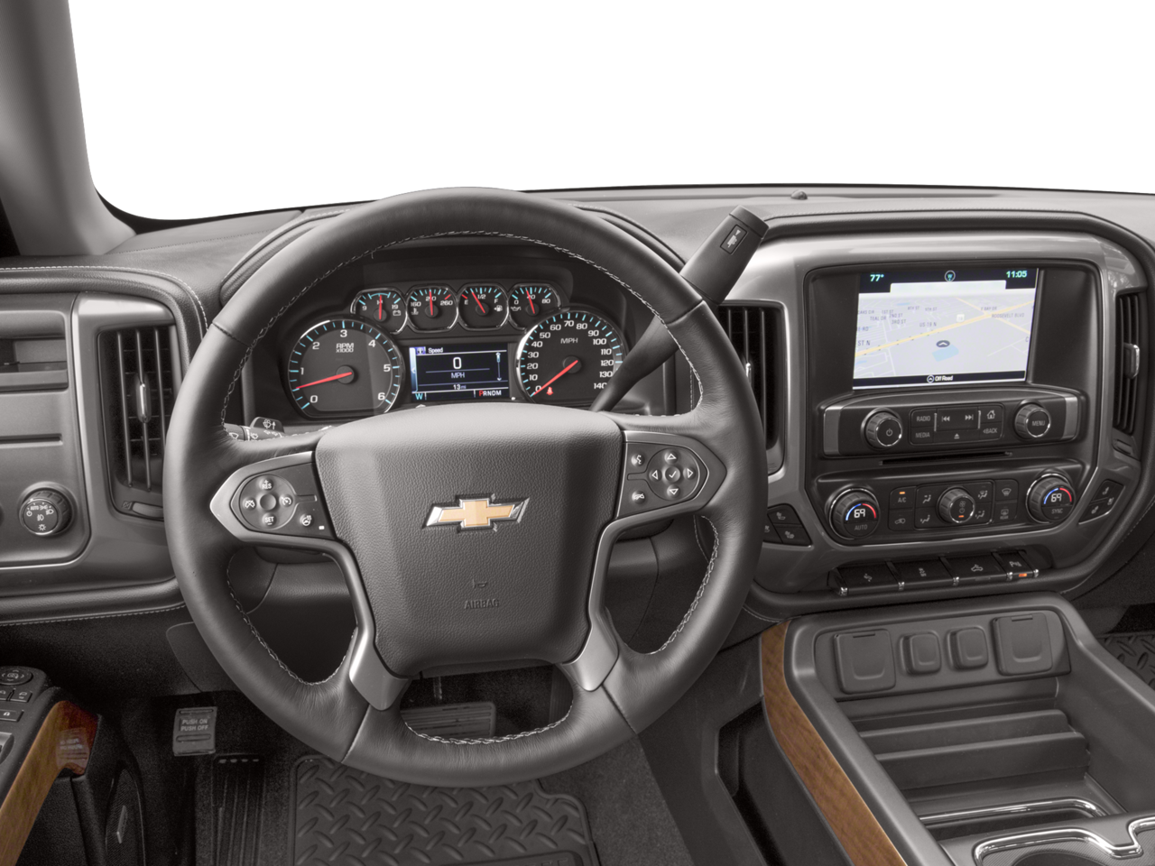 2018 Chevrolet Silverado 1500 — interior view