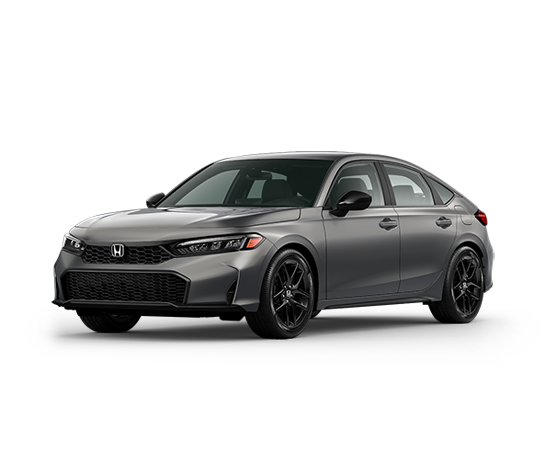 2026 Honda Civic Sport in Urban Gray Pearl — front three-quarter view