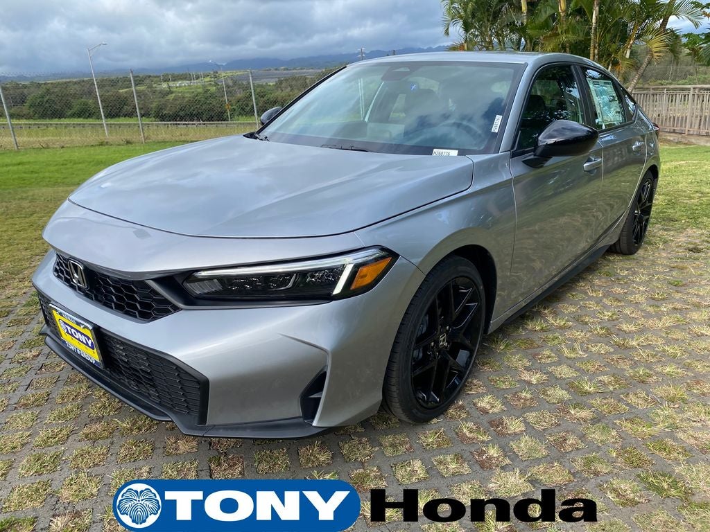 2026 Honda Civic — rear three-quarter view