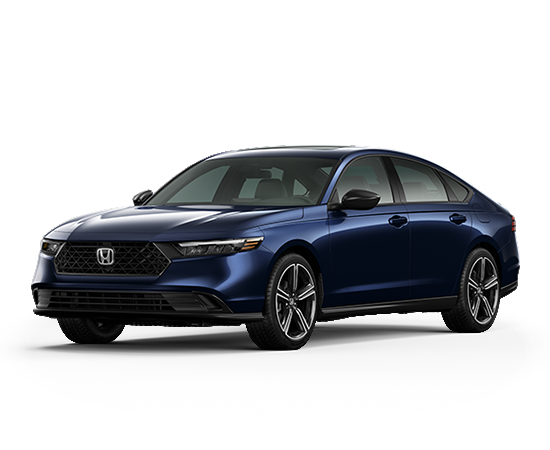 2026 Honda Accord SE in Canyon River Blue Metallic — front three-quarter view