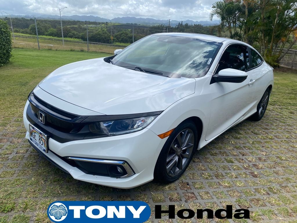 2019 Honda Civic — rear three-quarter view