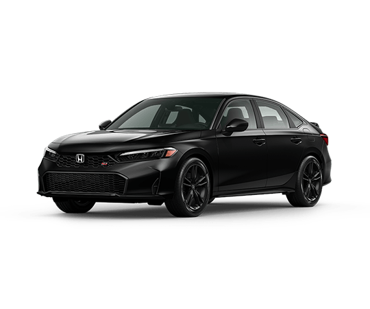 2026 Honda Civic Si Manual in Crystal Black Pearl — front three-quarter view