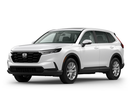 2026 Honda CR-V EX in Platinum White Pearl — front three-quarter view