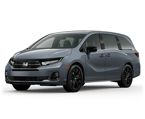 2026 Honda Odyssey Sport-L in Sonic Gray Pearl — front three-quarter view