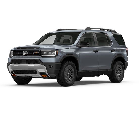 2026 Honda Passport TrailSport in Sonic Gray Pearl — front three-quarter view
