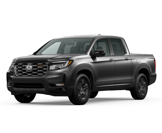 2026 Honda Ridgeline TrailSport in Modern Steel Metallic — front three-quarter view