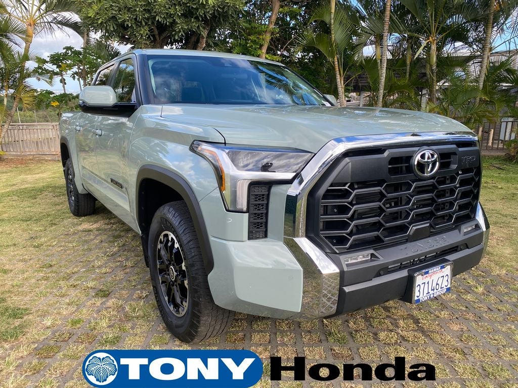 2024 Toyota Tundra SR5 in Lunar — front three-quarter view
