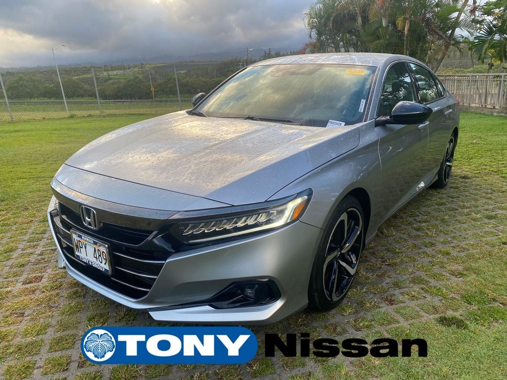 2022 Honda Accord — rear three-quarter view