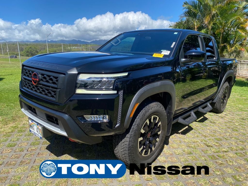 2023 Nissan Frontier — rear three-quarter view