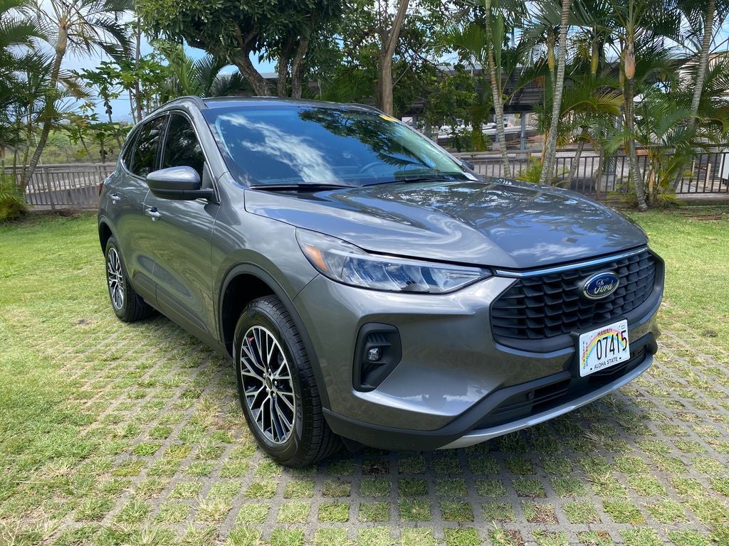 2026 Ford Escape Plug-In Hybrid Base in Gray Metallic — front three-quarter view